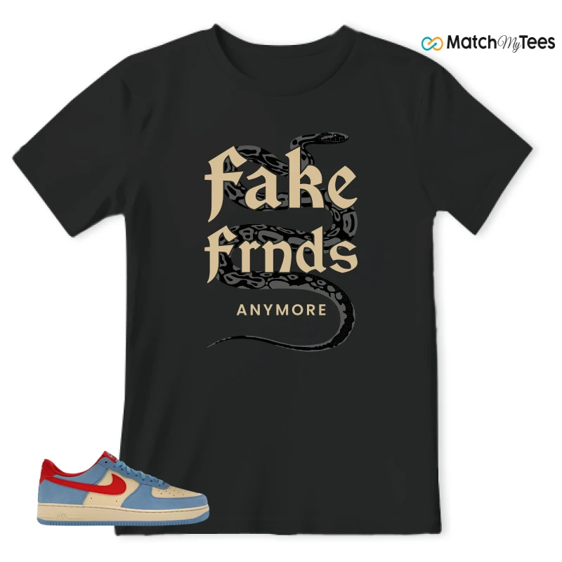 NIKE AIR FORCE 1 LOW '07 LV8 DORAEMON SNEAKER Matching Tees t-shirt