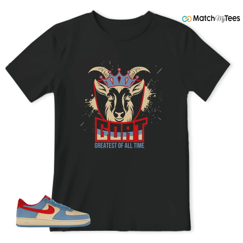 NIKE AIR FORCE 1 LOW '07 LV8 DORAEMON SNEAKER Matching Tees t-shirt