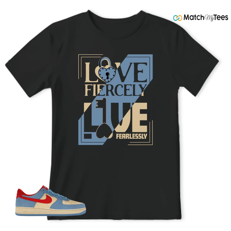 NIKE AIR FORCE 1 LOW '07 LV8 DORAEMON SNEAKER Matching Tees t-shirt