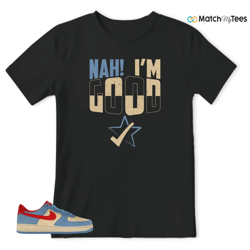 NIKE AIR FORCE 1 LOW '07 LV8 DORAEMON SNEAKER Matching Tees t-shirt