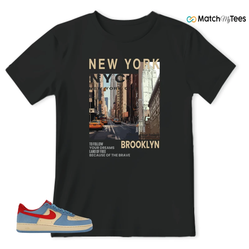 NIKE AIR FORCE 1 LOW '07 LV8 DORAEMON SNEAKER Matching Tees t-shirt