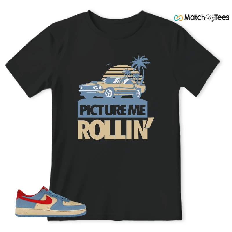 NIKE AIR FORCE 1 LOW '07 LV8 DORAEMON SNEAKER Matching Tees t-shirt