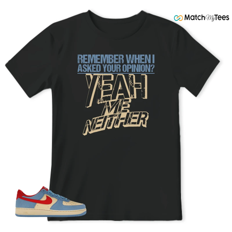 NIKE AIR FORCE 1 LOW '07 LV8 DORAEMON SNEAKER Matching Tees t-shirt