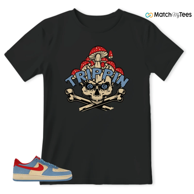 NIKE AIR FORCE 1 LOW '07 LV8 DORAEMON SNEAKER Matching Tees t-shirt