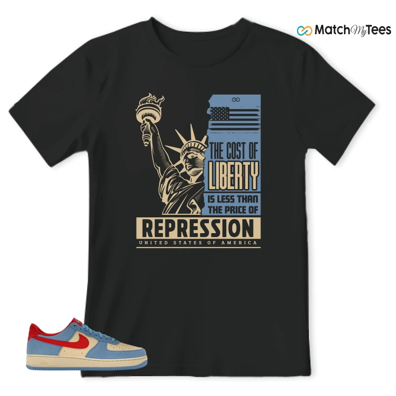 NIKE AIR FORCE 1 LOW '07 LV8 DORAEMON SNEAKER Matching Tees t-shirt