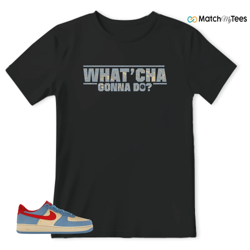 NIKE AIR FORCE 1 LOW '07 LV8 DORAEMON SNEAKER Matching Tees t-shirt