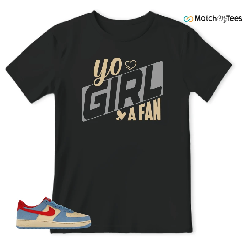 NIKE AIR FORCE 1 LOW '07 LV8 DORAEMON SNEAKER Matching Tees t-shirt