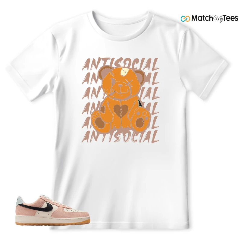 NIKE AIR FORCE 1 LOW ARCTIC ORANGE WMNS SNEAKER Matching Tees t-shirt