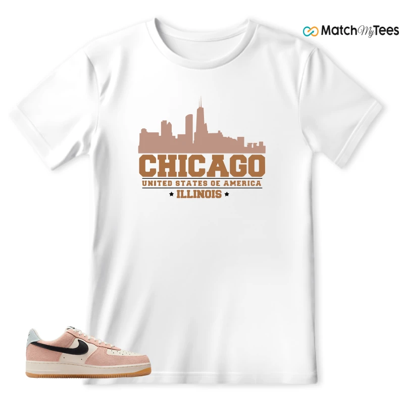 NIKE AIR FORCE 1 LOW ARCTIC ORANGE WMNS SNEAKER Matching Tees t-shirt