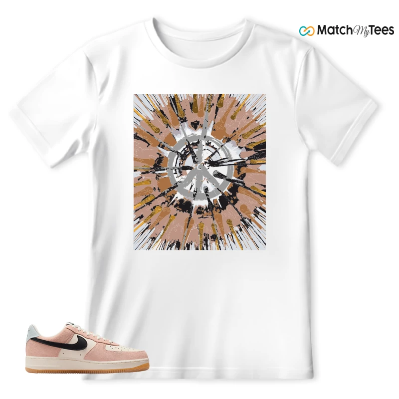 NIKE AIR FORCE 1 LOW ARCTIC ORANGE WMNS SNEAKER Matching Tees t-shirt