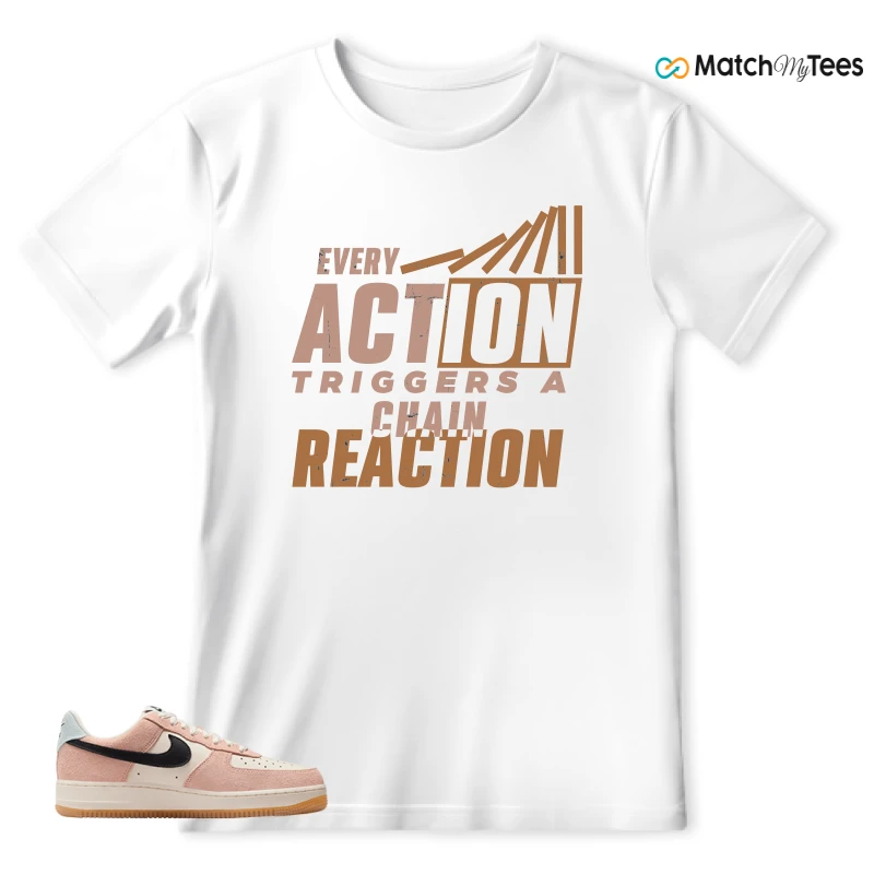 NIKE AIR FORCE 1 LOW ARCTIC ORANGE WMNS SNEAKER Matching Tees t-shirt