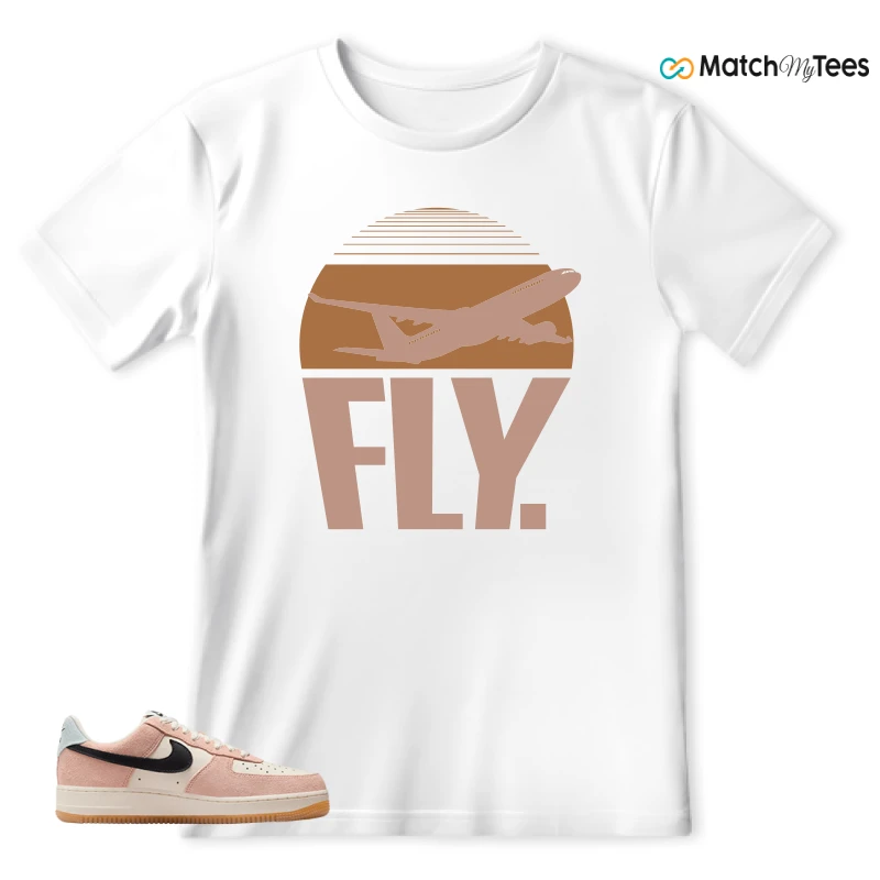 NIKE AIR FORCE 1 LOW ARCTIC ORANGE WMNS SNEAKER Matching Tees t-shirt