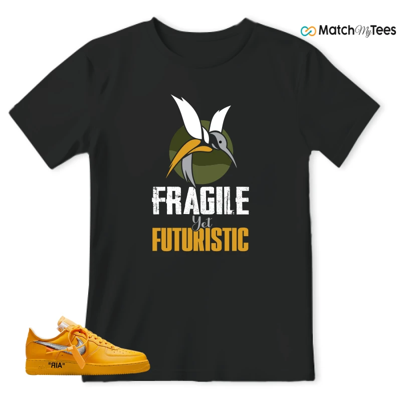 NIKE AIR FORCE 1 LOW CANARY YELLOW SNEAKER Matching Tees t-shirt