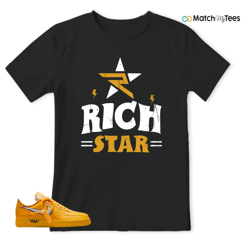 NIKE AIR FORCE 1 LOW CANARY YELLOW SNEAKER Matching Tees t-shirt