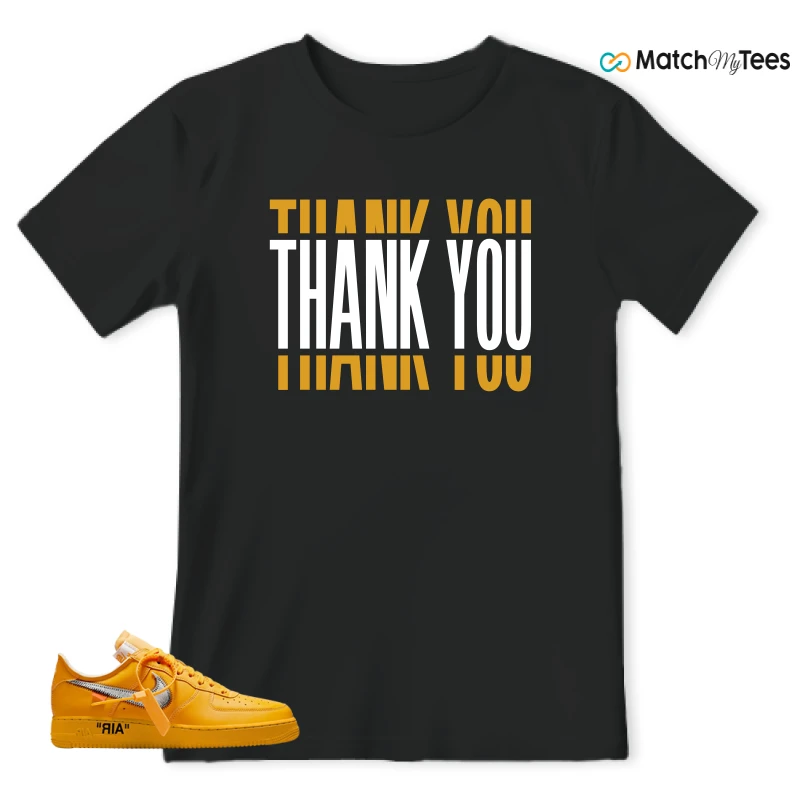 NIKE AIR FORCE 1 LOW CANARY YELLOW SNEAKER Matching Tees t-shirt