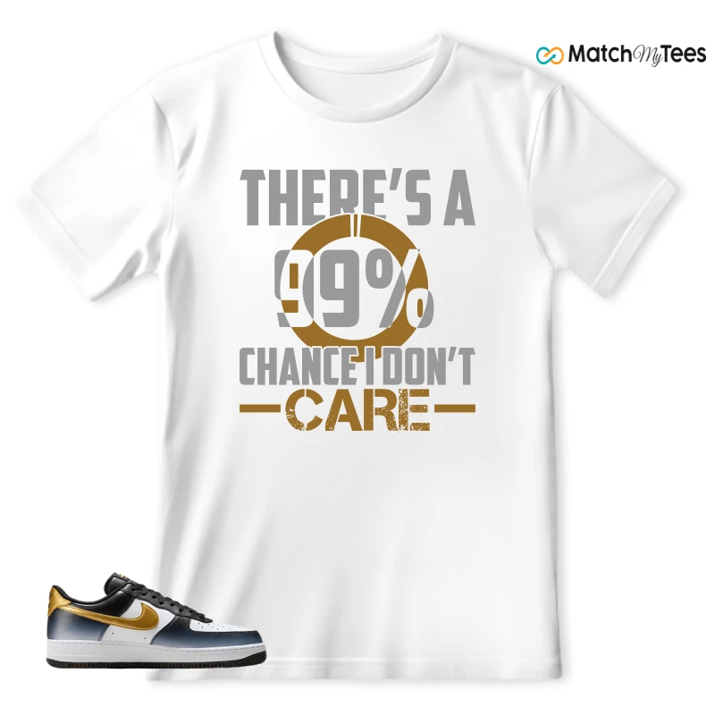 NIKE AIR FORCE 1 LOW FINE GOLD SNEAKER Matching Tees t-shirt