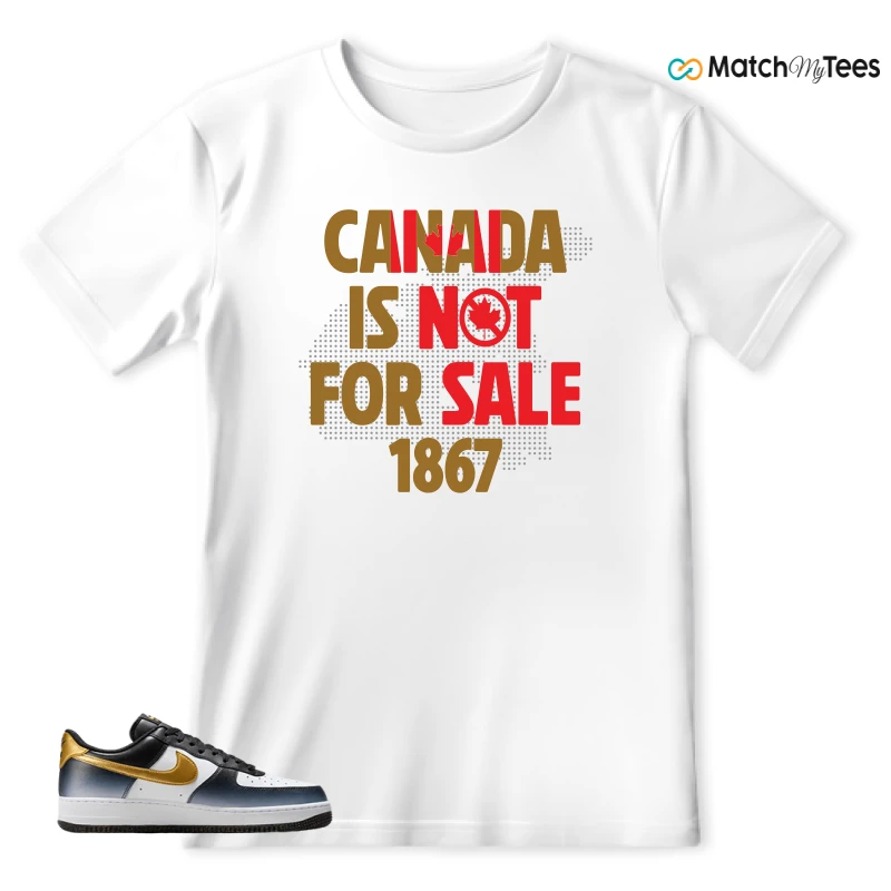 NIKE AIR FORCE 1 LOW FINE GOLD SNEAKER Matching Tees t-shirt