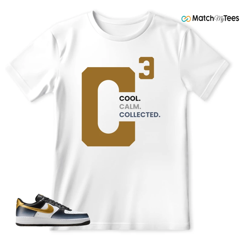 NIKE AIR FORCE 1 LOW FINE GOLD SNEAKER Matching Tees t-shirt