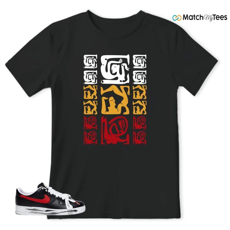 NIKE AIR FORCE 1 LOW G-DRAGON PEACEMINUSONE PARA-NOISE (KOREA EXCLUSIVE) SNEAKER Matching Tees t-shirt