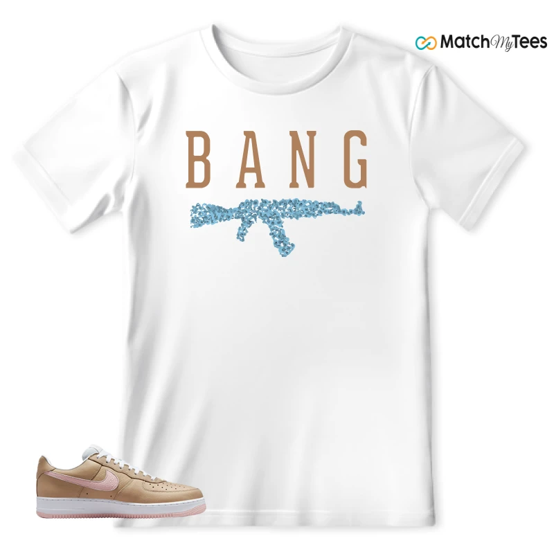 NIKE AIR FORCE 1 LOW LINEN SNEAKER Matching Tees t-shirt