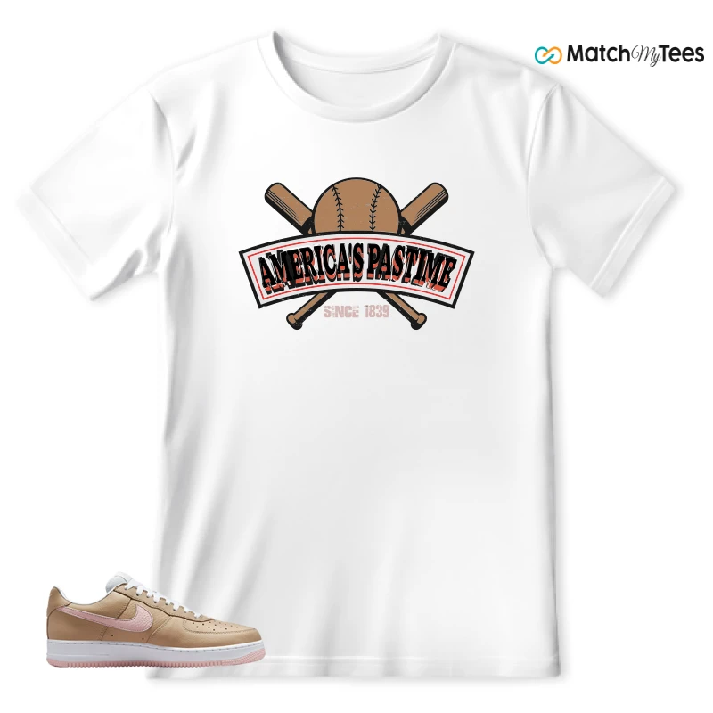 NIKE AIR FORCE 1 LOW LINEN SNEAKER Matching Tees t-shirt