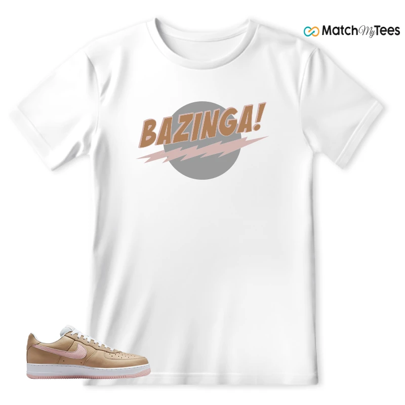 NIKE AIR FORCE 1 LOW LINEN SNEAKER Matching Tees T-shirt for Men