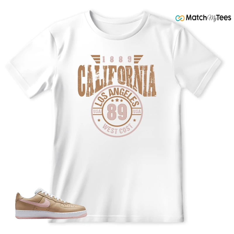 NIKE AIR FORCE 1 LOW LINEN SNEAKER Matching Tees t-shirt