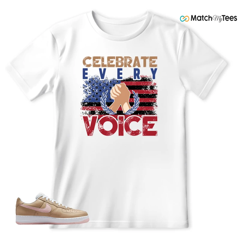 NIKE AIR FORCE 1 LOW LINEN SNEAKER Matching Tees t-shirt