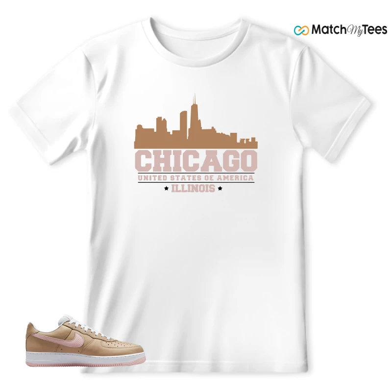 NIKE AIR FORCE 1 LOW LINEN SNEAKER Matching Tees t-shirt