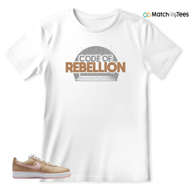 NIKE AIR FORCE 1 LOW LINEN SNEAKER Matching Tees T-shirt for Men