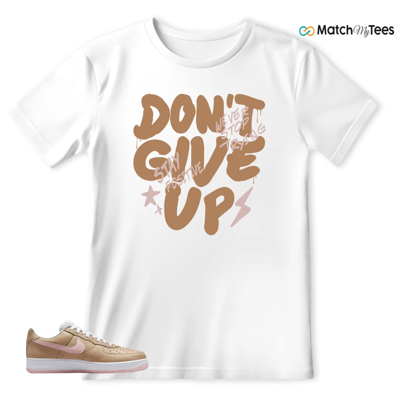 NIKE AIR FORCE 1 LOW LINEN SNEAKER Matching Tees t-shirt