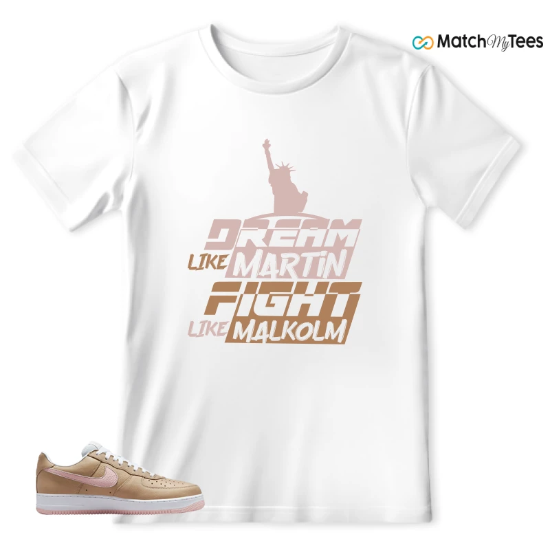 NIKE AIR FORCE 1 LOW LINEN SNEAKER Matching Tees t-shirt