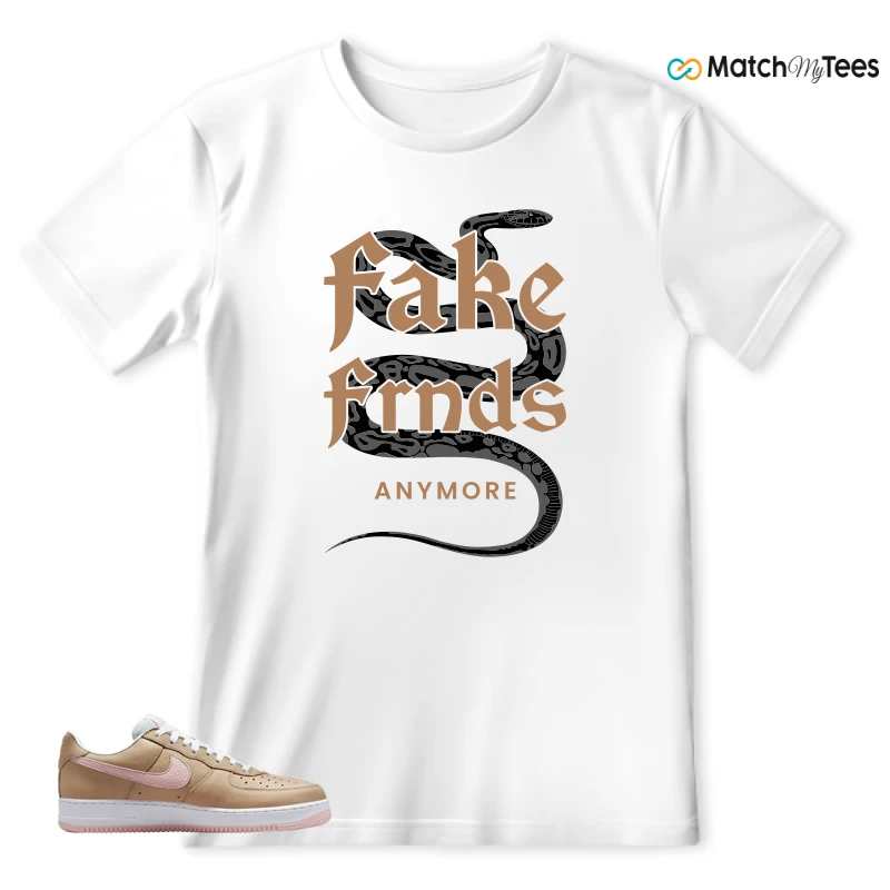 NIKE AIR FORCE 1 LOW LINEN SNEAKER Matching Tees t-shirt