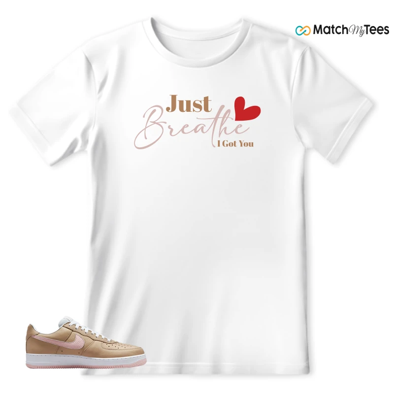 NIKE AIR FORCE 1 LOW LINEN SNEAKER Matching Tees t-shirt