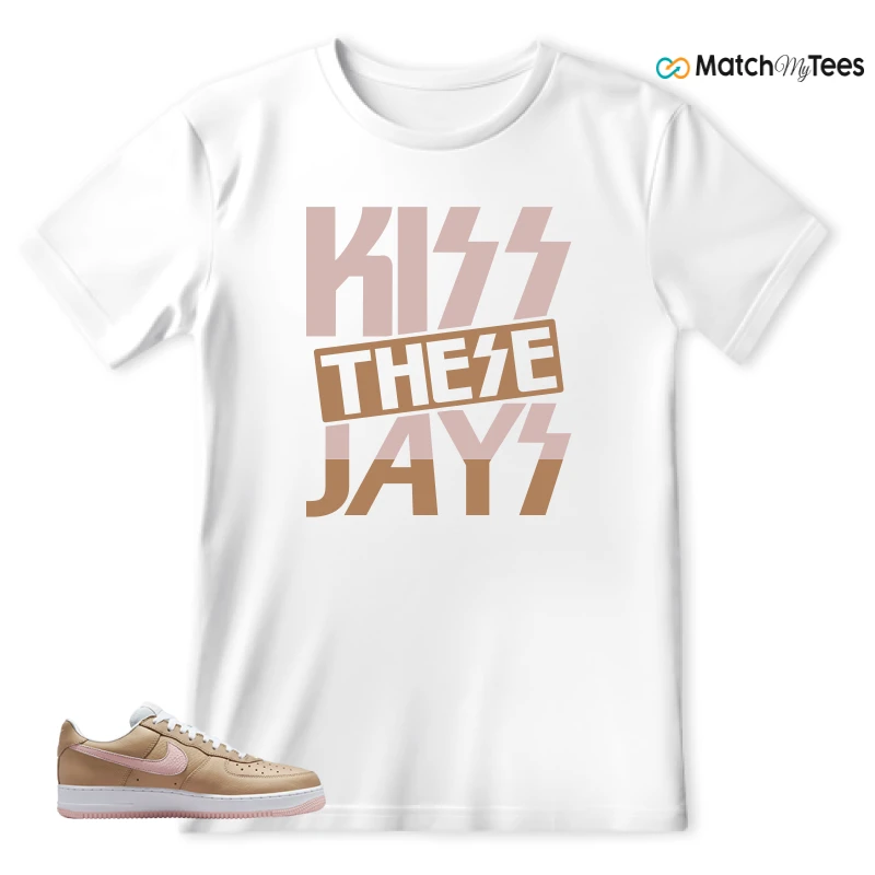 NIKE AIR FORCE 1 LOW LINEN SNEAKER Matching Tees t-shirt