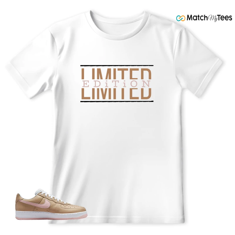 NIKE AIR FORCE 1 LOW LINEN SNEAKER Matching Tees t-shirt