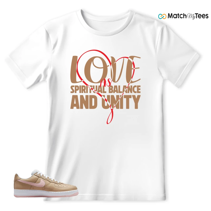 NIKE AIR FORCE 1 LOW LINEN SNEAKER Matching Tees t-shirt