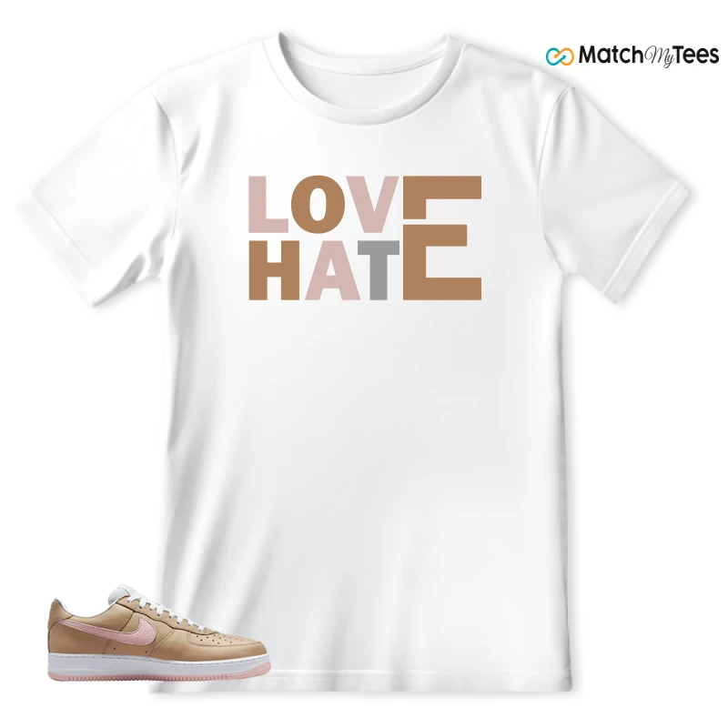 NIKE AIR FORCE 1 LOW LINEN SNEAKER Matching Tees T-shirt for Men