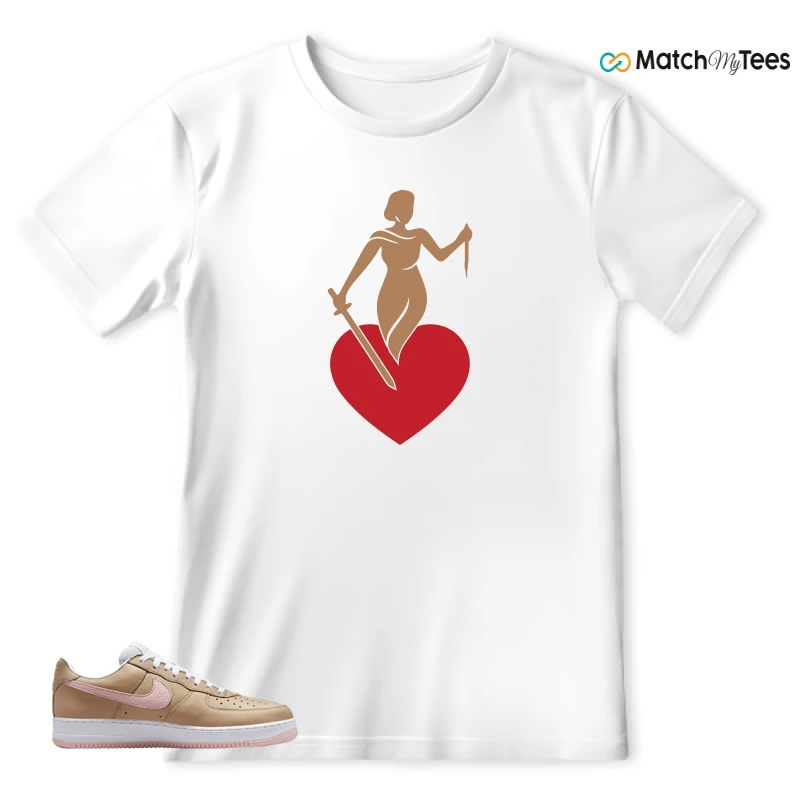 NIKE AIR FORCE 1 LOW LINEN SNEAKER Matching Tees t-shirt