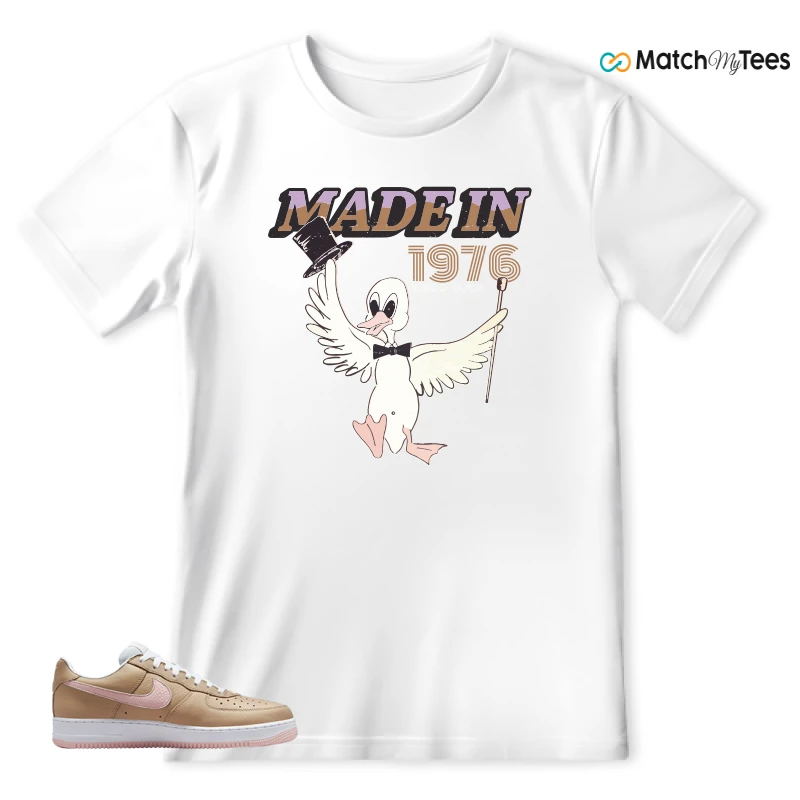 NIKE AIR FORCE 1 LOW LINEN SNEAKER Matching Tees t-shirt