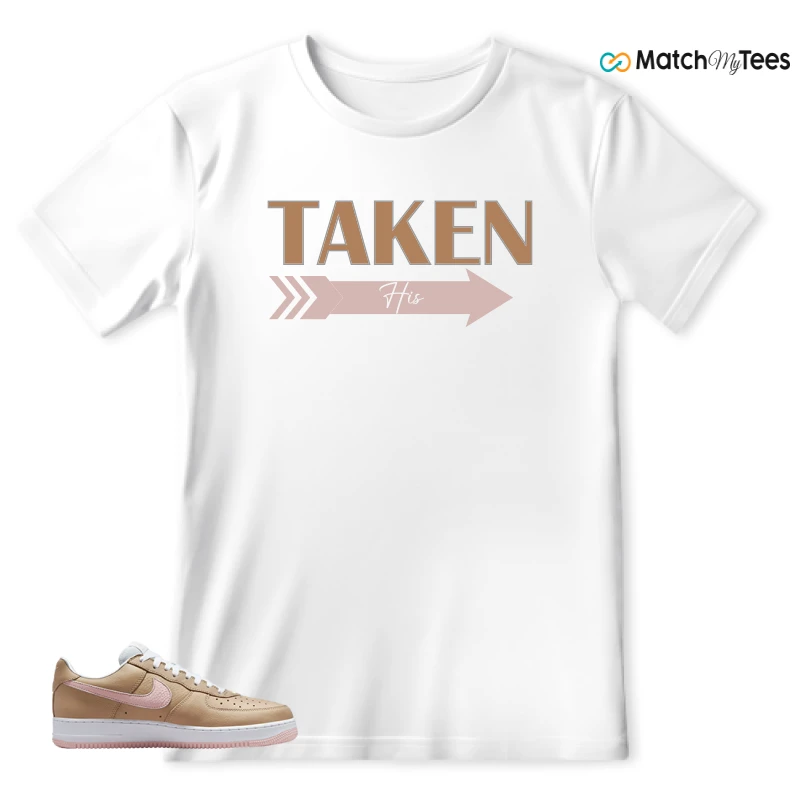 NIKE AIR FORCE 1 LOW LINEN SNEAKER Matching Tees t-shirt