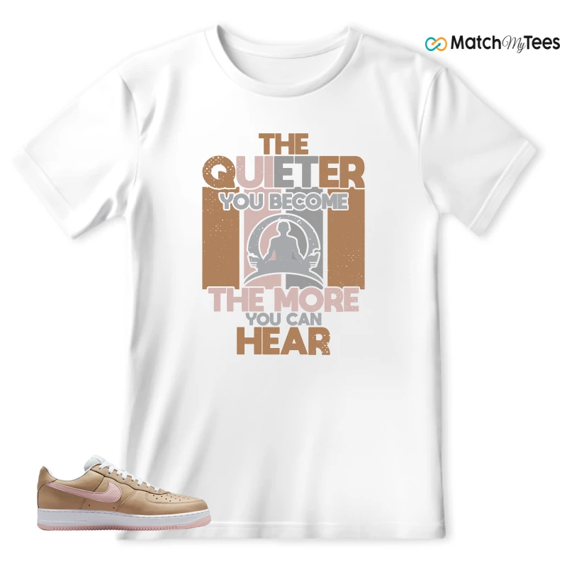 NIKE AIR FORCE 1 LOW LINEN SNEAKER Matching Tees t-shirt