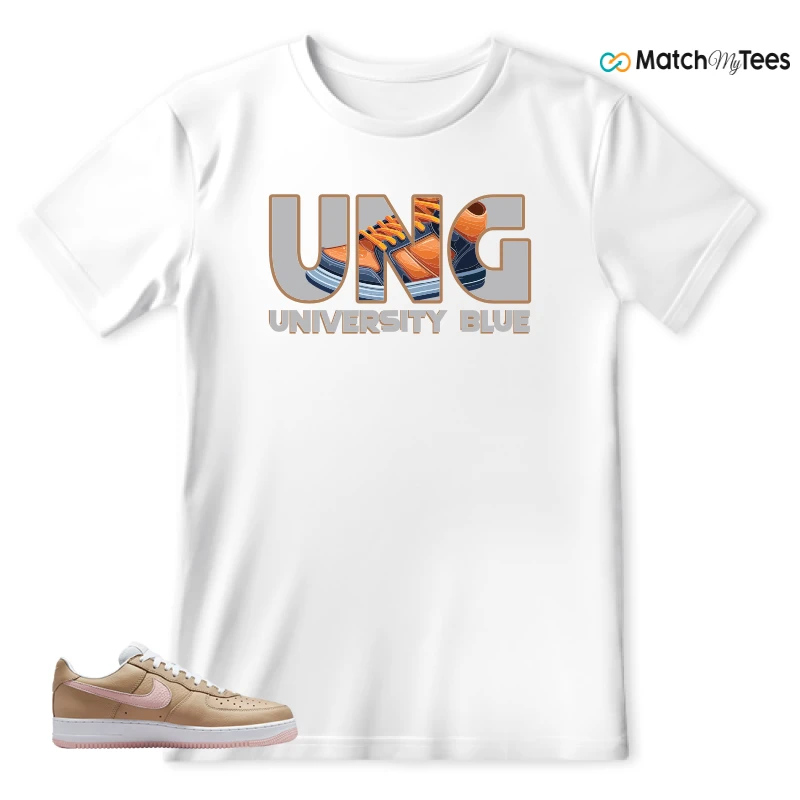NIKE AIR FORCE 1 LOW LINEN SNEAKER Matching Tees t-shirt