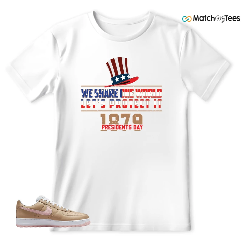 NIKE AIR FORCE 1 LOW LINEN SNEAKER Matching Tees t-shirt