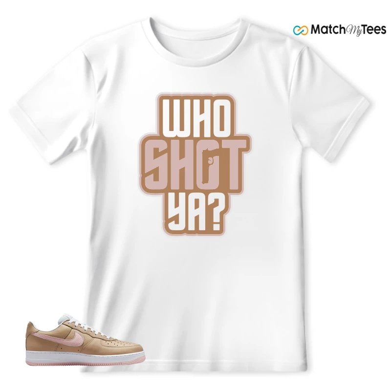 NIKE AIR FORCE 1 LOW LINEN SNEAKER Matching Tees t-shirt