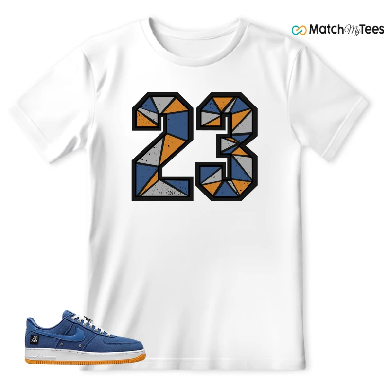 NIKE AIR FORCE 1 LOW LOS ANGELES SNEAKER Matching Tees T-shirt for Men