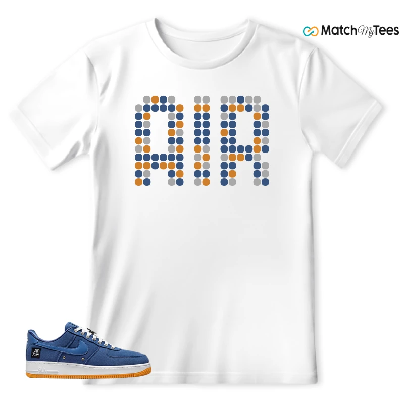 NIKE AIR FORCE 1 LOW LOS ANGELES SNEAKER Matching Tees T-shirt for Men