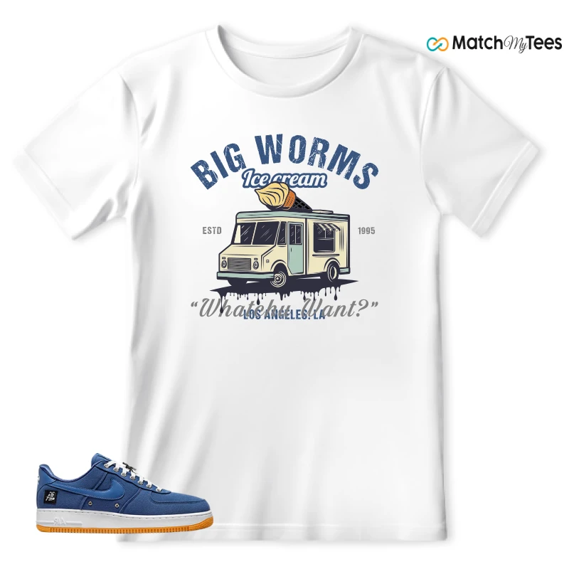 NIKE AIR FORCE 1 LOW LOS ANGELES SNEAKER Matching Tees T-shirt for Men