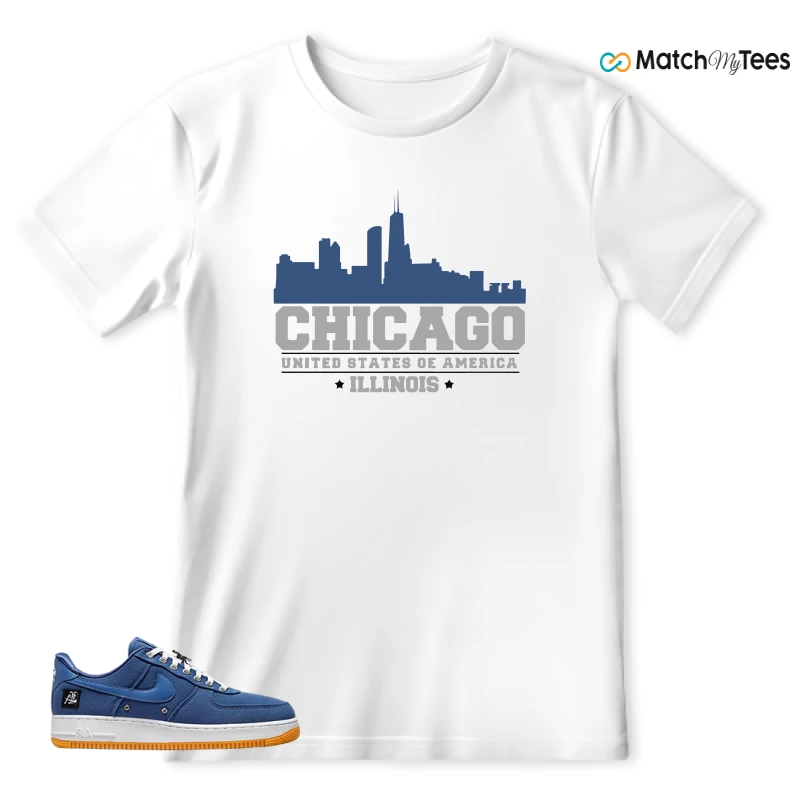 NIKE AIR FORCE 1 LOW LOS ANGELES SNEAKER Matching Tees t-shirt