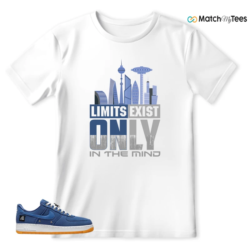 NIKE AIR FORCE 1 LOW LOS ANGELES SNEAKER Matching Tees T-shirt for Men